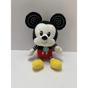 Disney Baby High Contrast Mickey Mouse Crinkle Stuffed 11" Plush Toy 2022